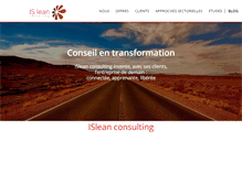 Tablet Screenshot of islean-consulting.fr